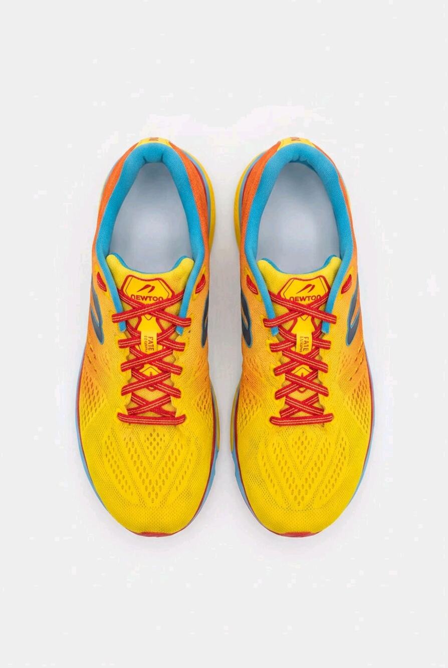 Newton Fate 8 Men's Size 11 Running Shoes Sunset Orange Blue M011522 Low Drop